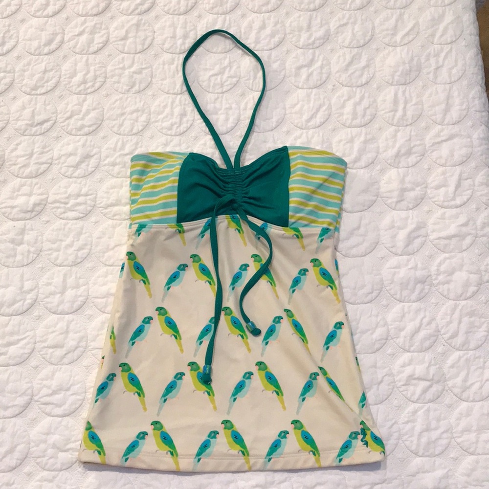 {Lime Ricki Swimwear} Parakeet Tankini Top Small